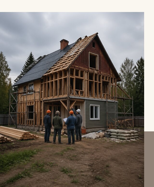 Реконструкция дачного дома в Истре под ключ с проектом